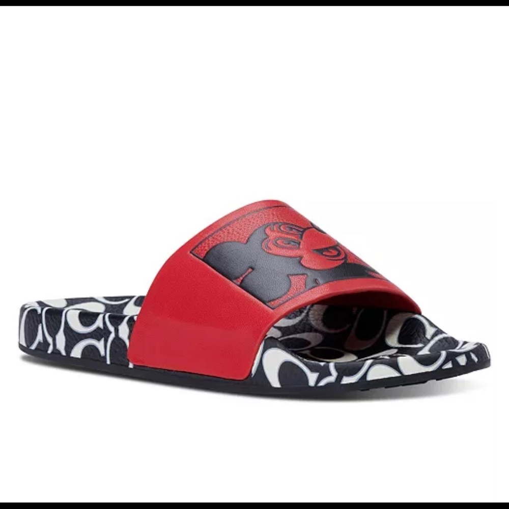 COACH
x Keith Haring Mickey Slide Sandals